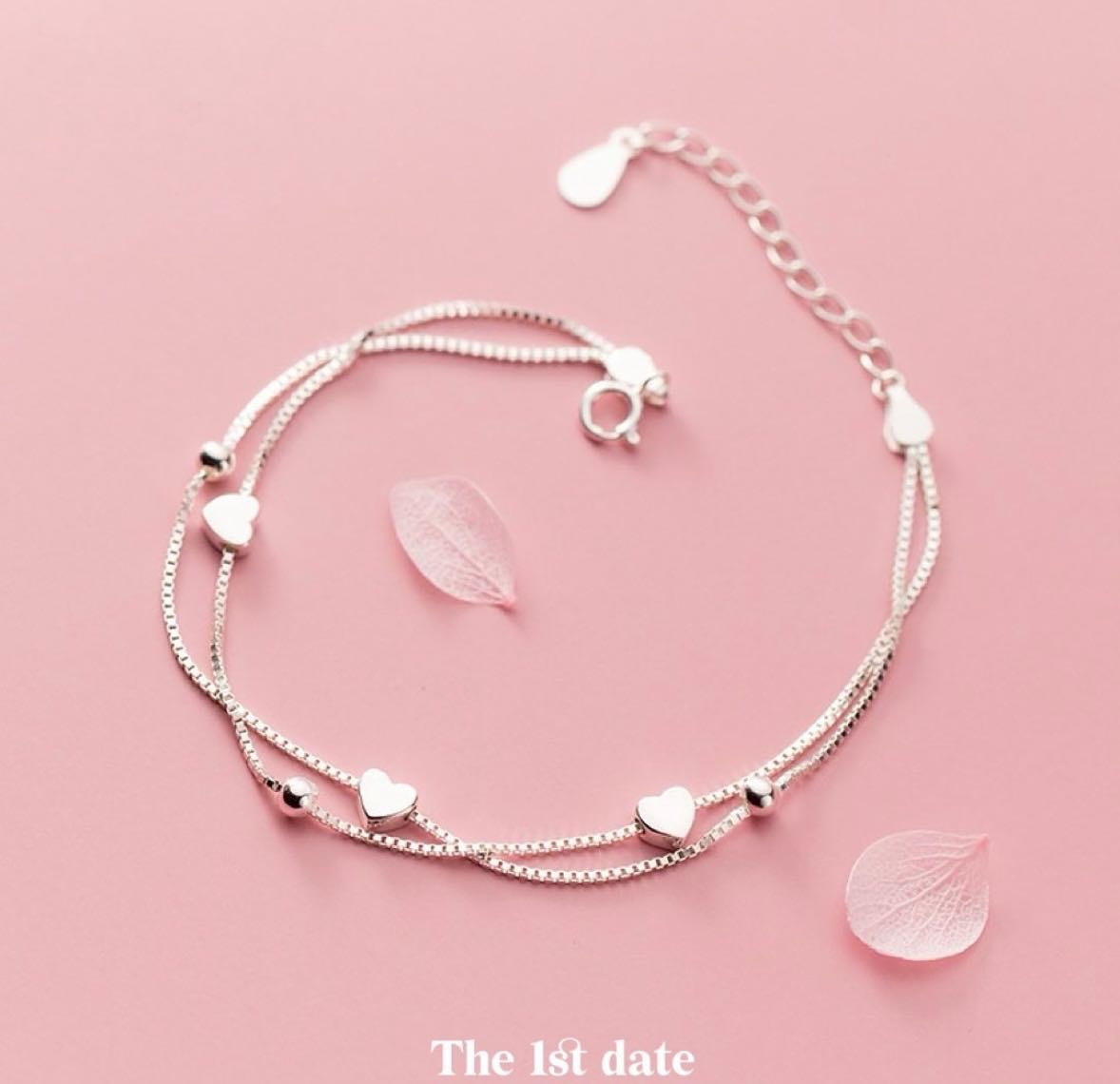 สร้อยข้อมือรุ่น Amor-ส่งฟรี(S925)