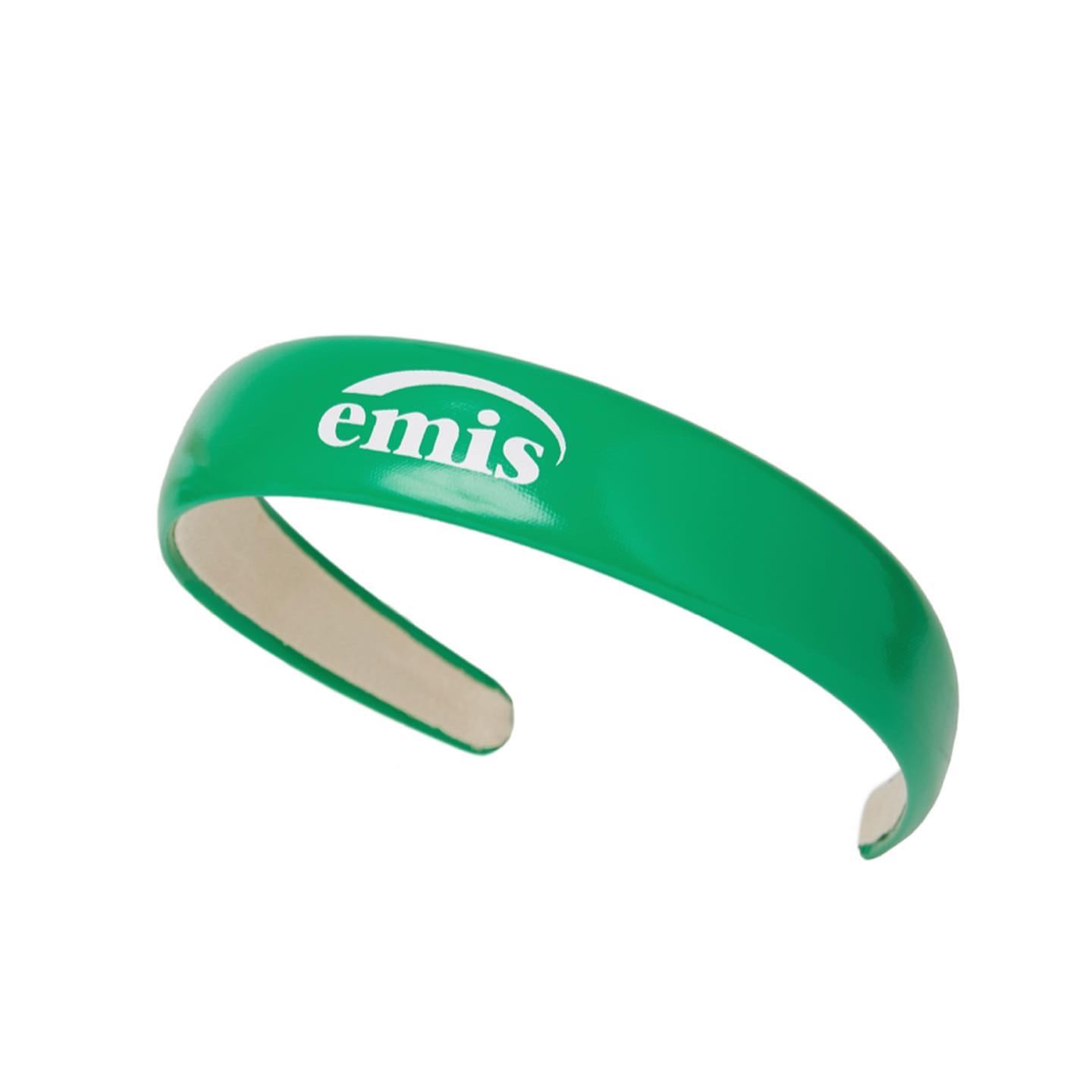 (พร้อมส่ง) Emis Enamel hairband  Green