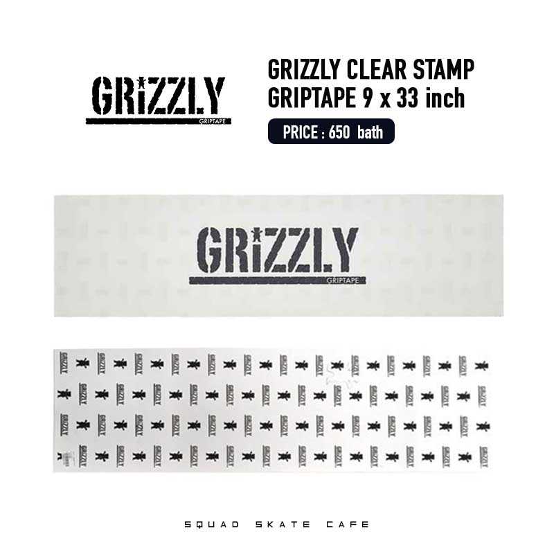 GRIZZLY CLEAR STAMP GRIPTAPE