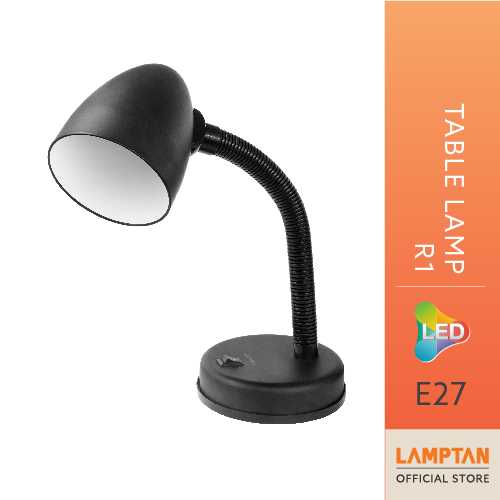 LAMPTAN โคมไฟตั้งโต๊ะ ปรับได้ 360 องศา ขั้ว E27 Table Lamp R1