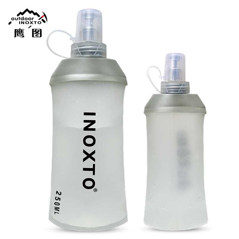 ขวดน้ำแบบนิ่ม พับเก็บได้ ขนาด 250ml, 450ml, 500ml สำหรับวิ่งมาราธอน (L22)