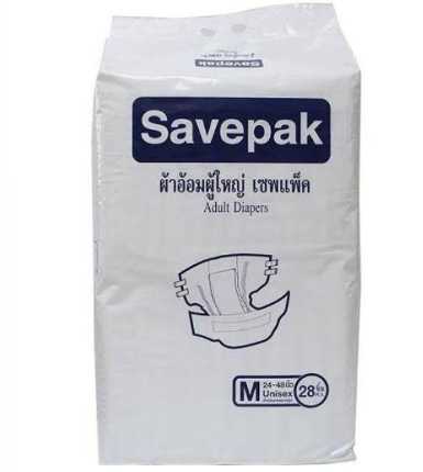 เซพแพ็ค ผ้าอ้อมผู้ใหญ่ ไซส์ M