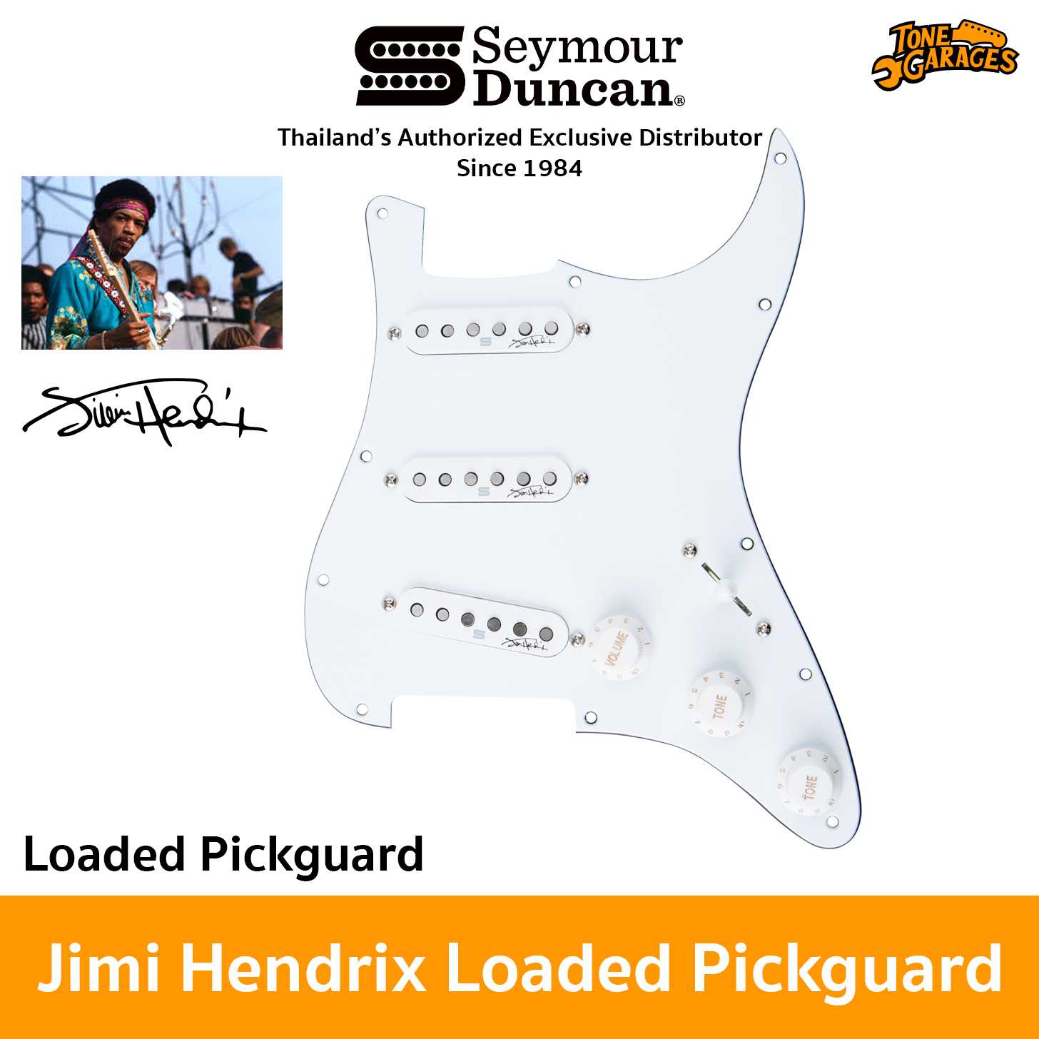 Seymour Duncan Jimi Hendrix Signature Loaded Pickguard Strat Pickup