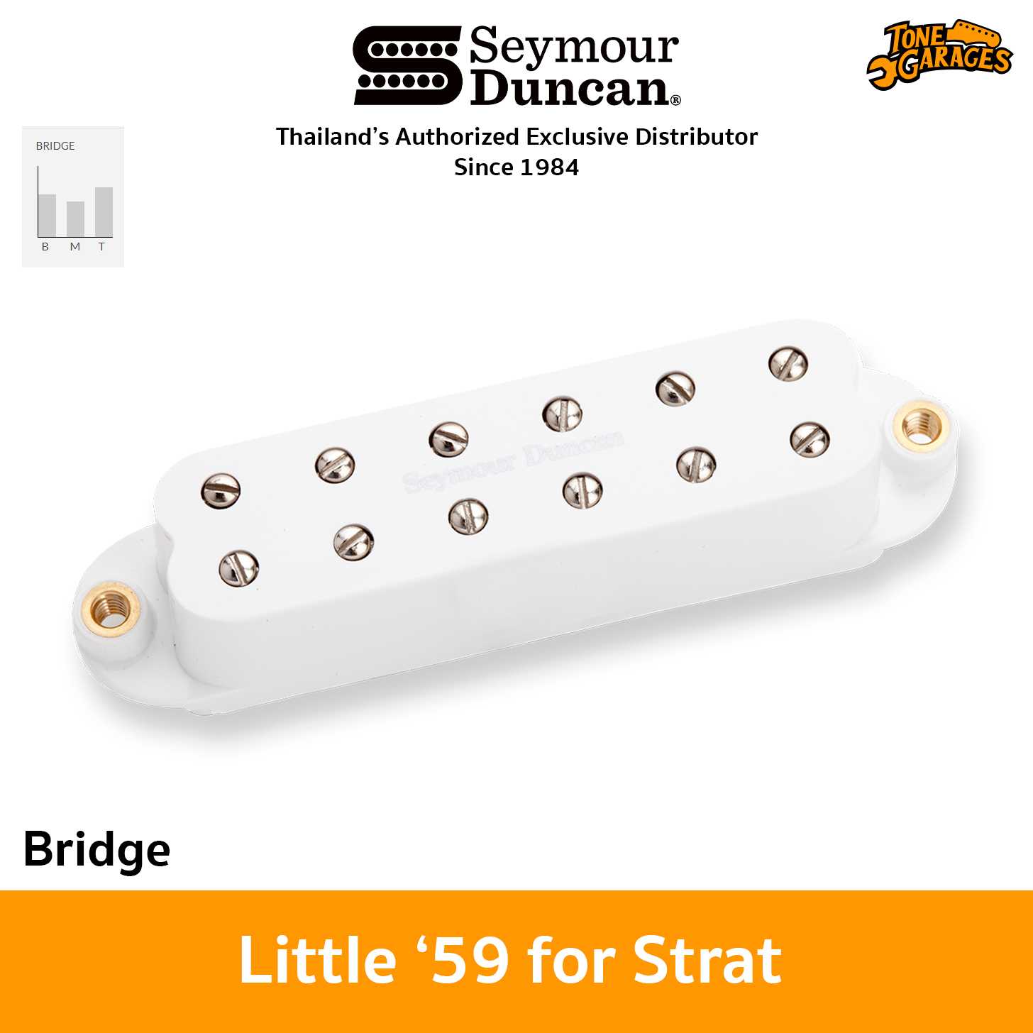 Seymour Duncan Little 59 for Strat ตำแหน่ง Neck/Middle/ Bridge ของแท้ USA
