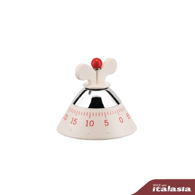 Alessi Kitchen timer in thermoplastic resin Mechanical movement