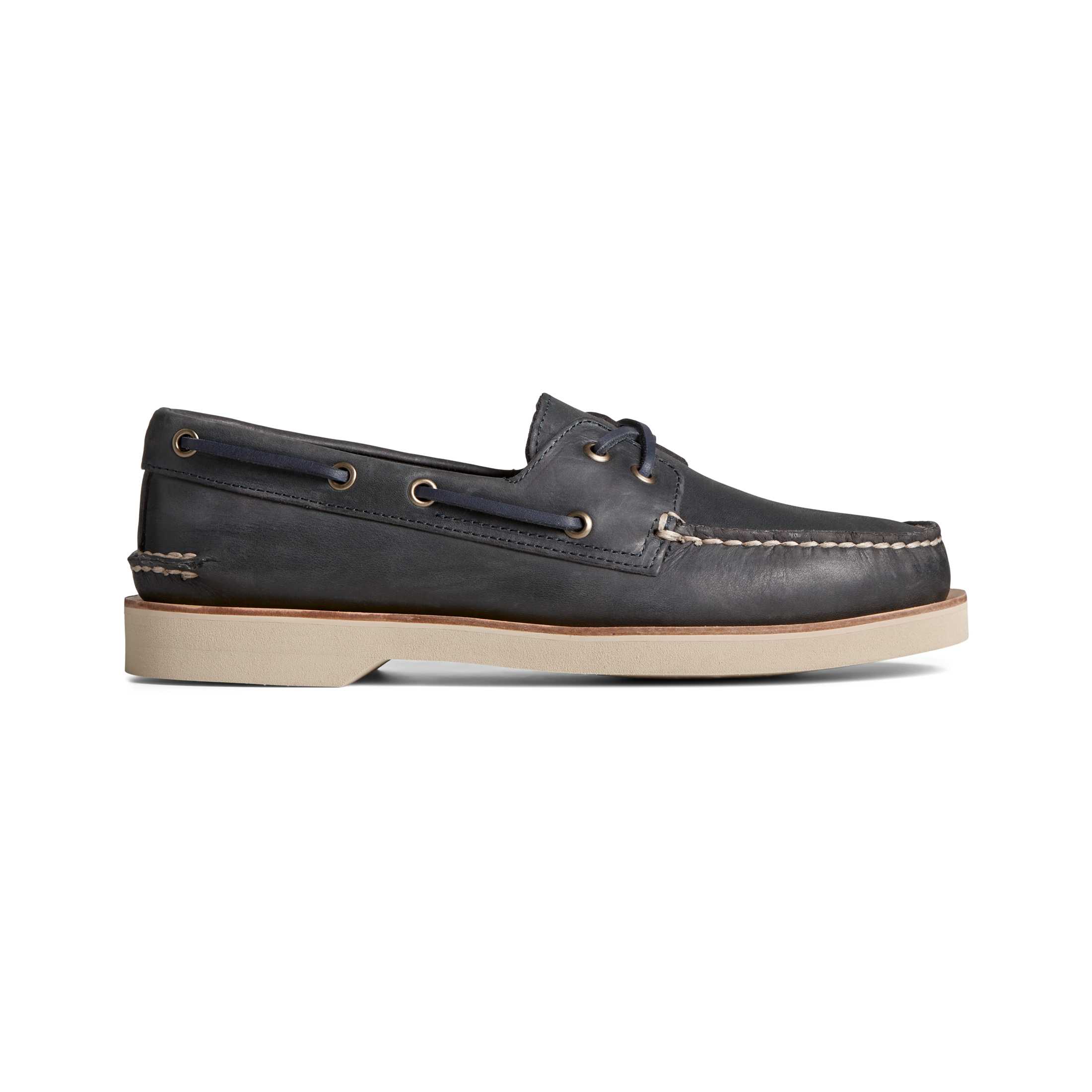 SPERRY STS25284 A/O 2-Eye Double Sole รองเท้าโบ๊ทชูส์ ผู้ชาย สีกรม ( BOAT )
