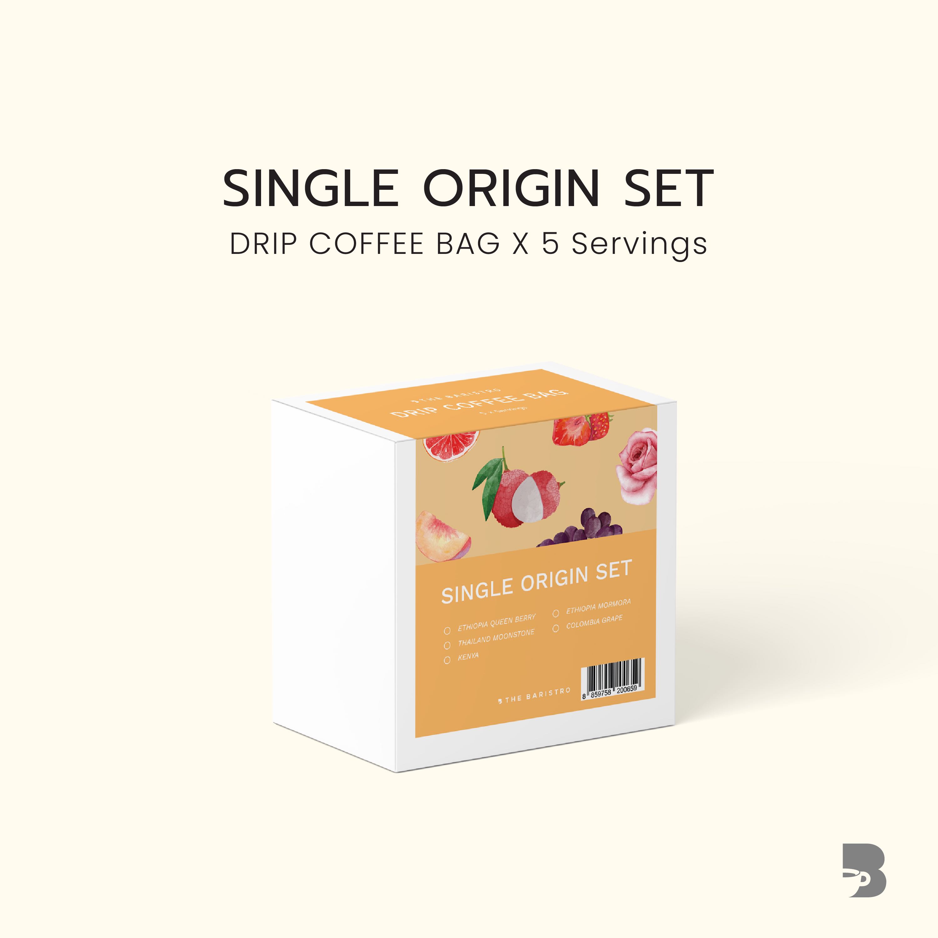 Single Origin Light Set Drip Coffee Bag (5 Servings)