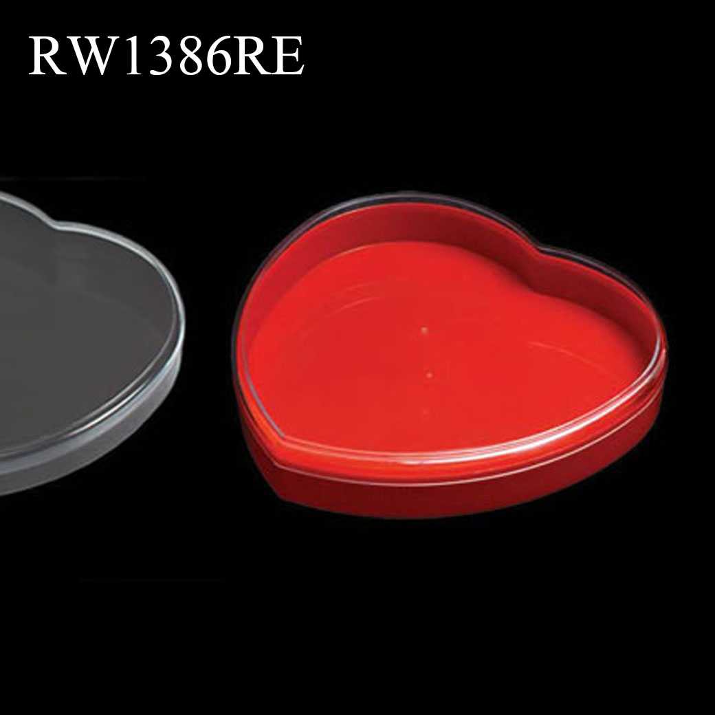 P111RW1386RE กล่องหัวใจสีแแดง No.1395 ปลีก1 ใบ