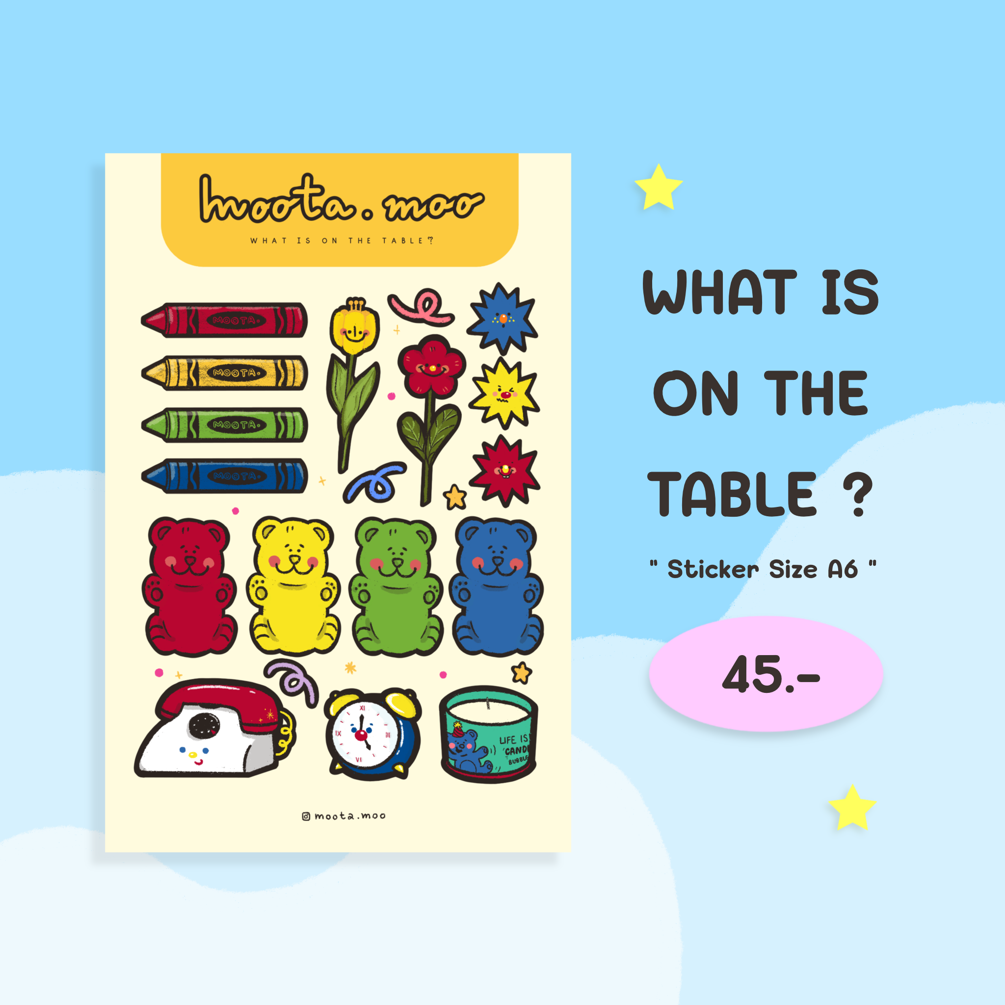 WHAT IS ON THE TABLE