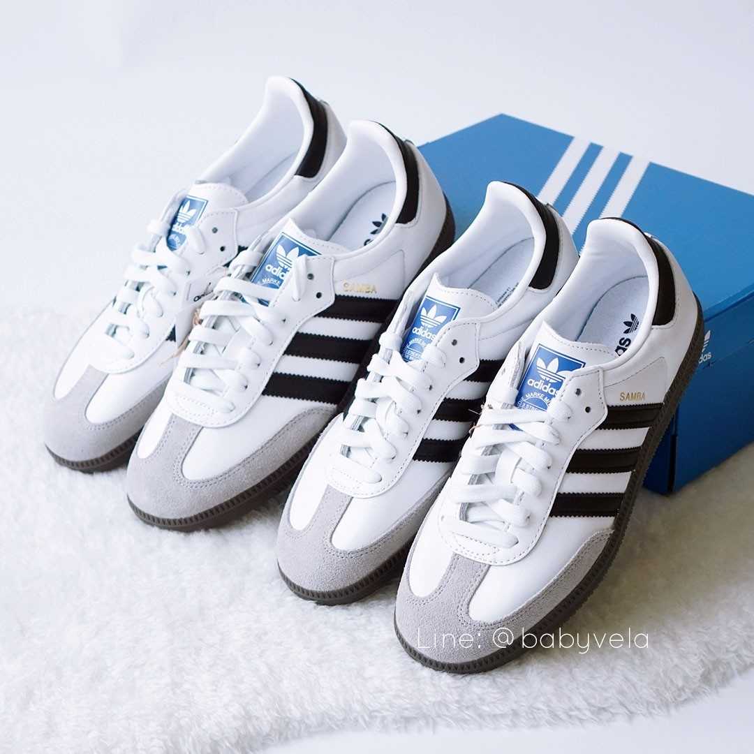 Adidas SAMBA OG SHOES Adult (Cloud White / Core Black / Gum)