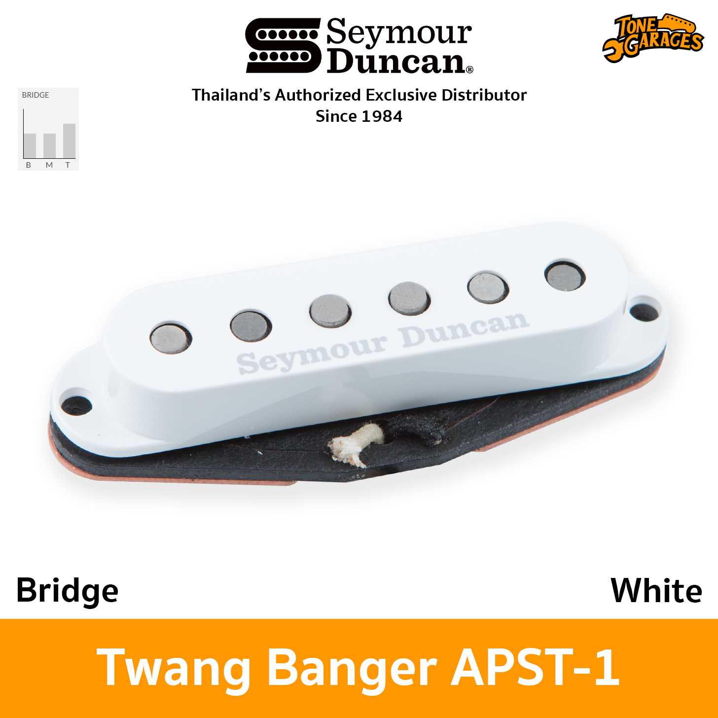 Seymour Duncan Tawang Banger APST-1 Single Coil Strat Pickup ปิ๊กอัพกีต้าร์ไฟฟ้า ของแท้ Made in USA