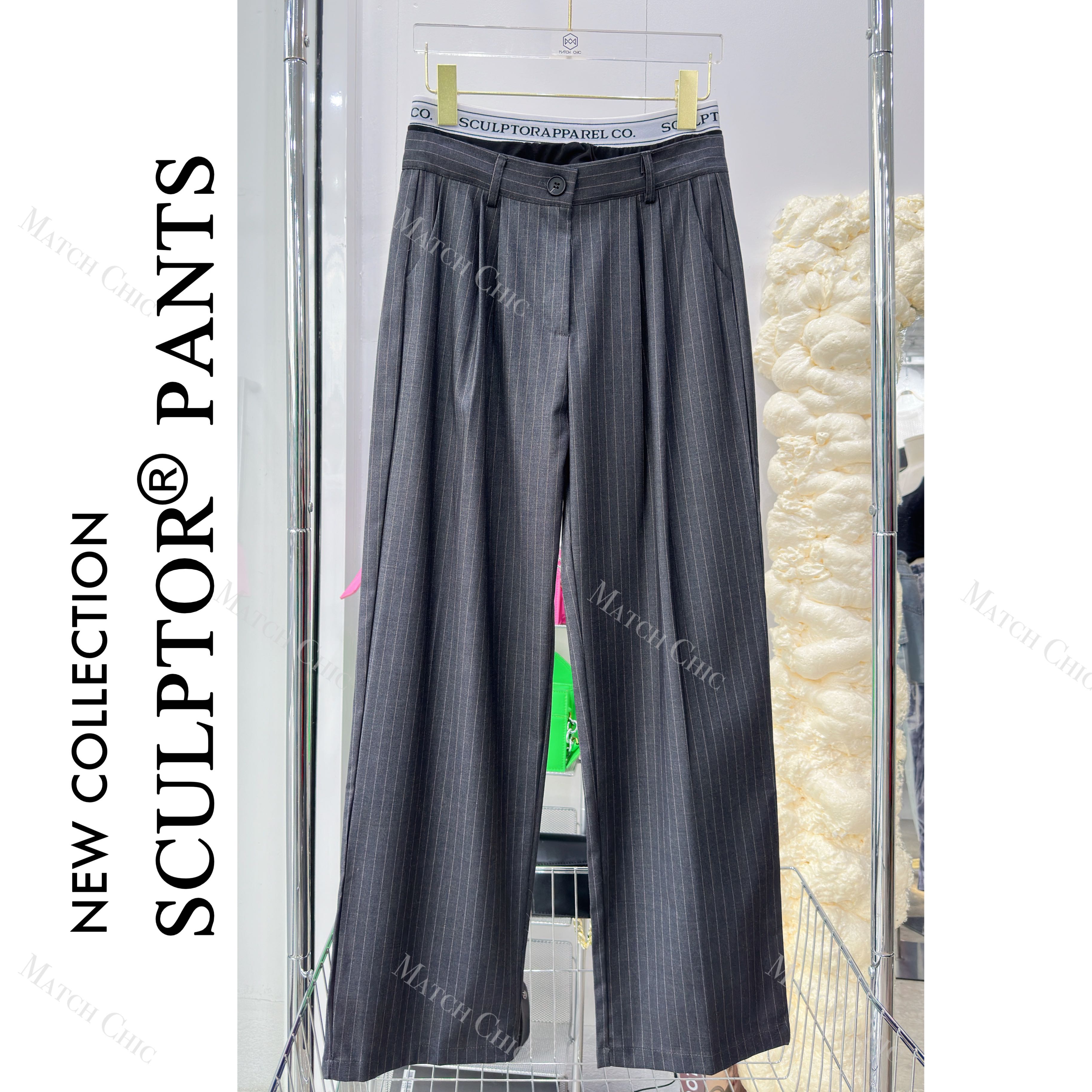 SCULPTOR PANTS : GRAY