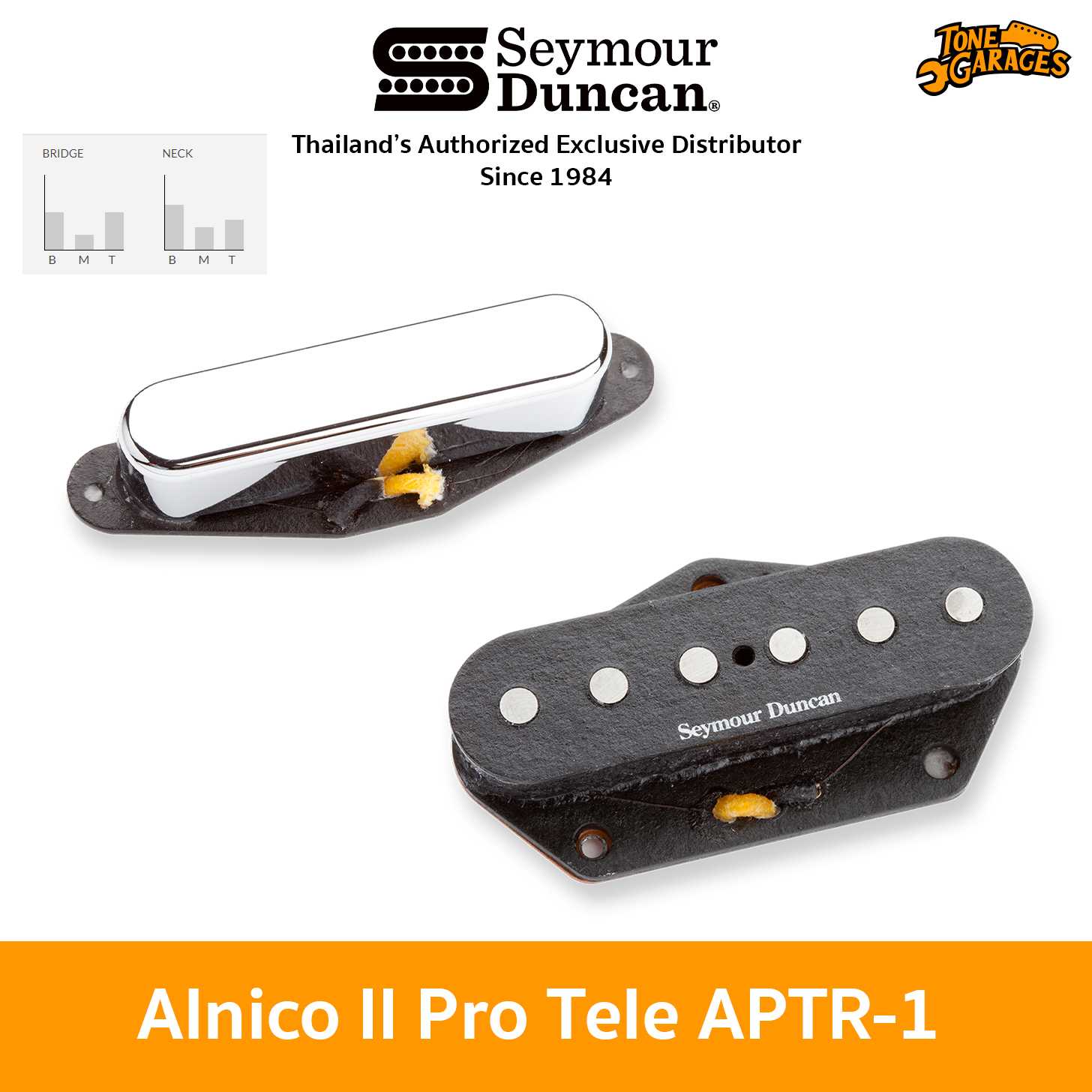 Seymour Duncan Alnico II Pro Tele APTR-1 APTL-1 Telecaster Pickups ปิ๊กอัพกีต้าร์ไฟฟ้า เทเล