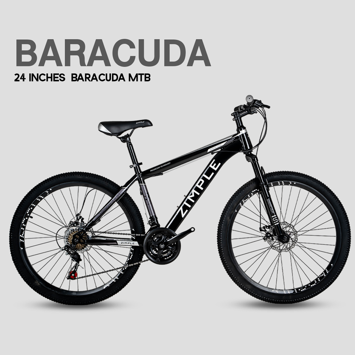 จักรยานเสือภูเขา 24 รุ่น ZIMPLE BARACUDA