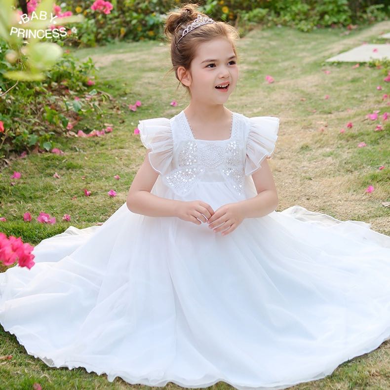White Lily baby dress