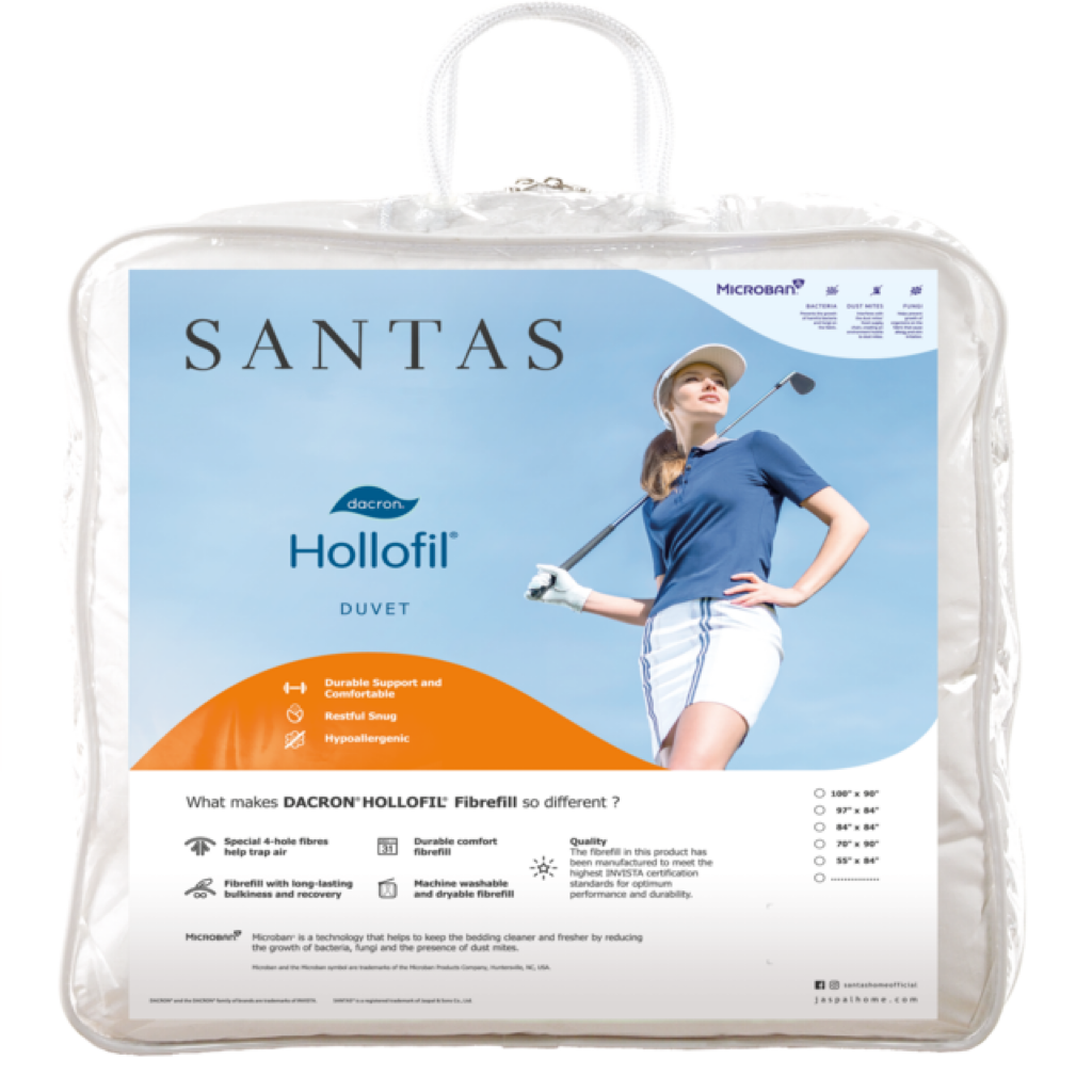 SANTAS - ไส้ผ้านวม Dacron Hollofil Twin Size  3.5 ฟุต