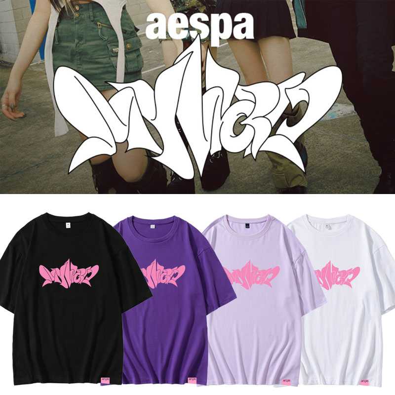 Pre-Order | เสื้อยืด aespa : MY WORLD