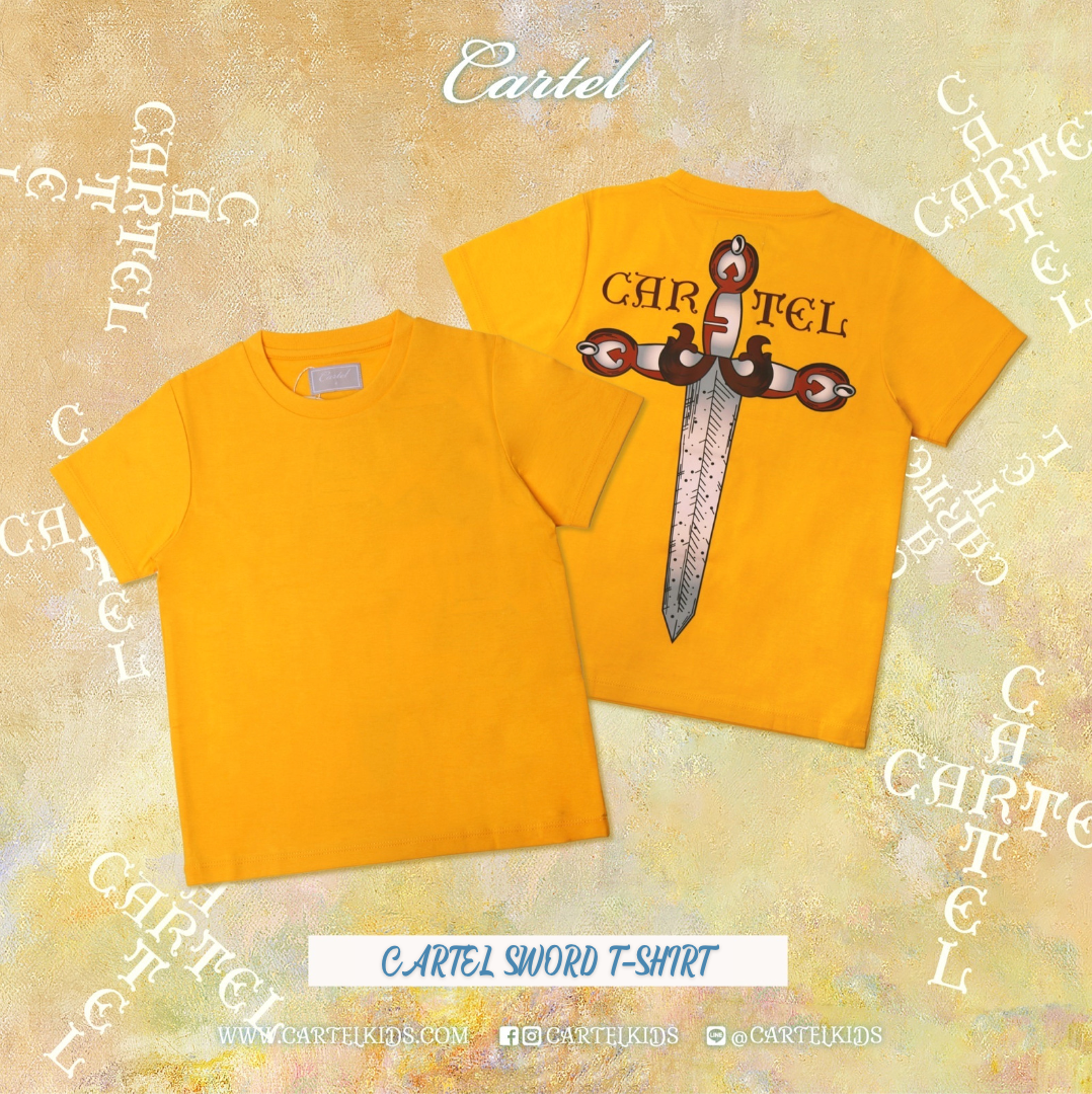 (CL) คอล LOUVRE l Cartel Sword T-shirt เสื้อยืดลายดาบคาร์เทลแรงบันดาลใจส่งตรงจากฝรั่งเศส💛