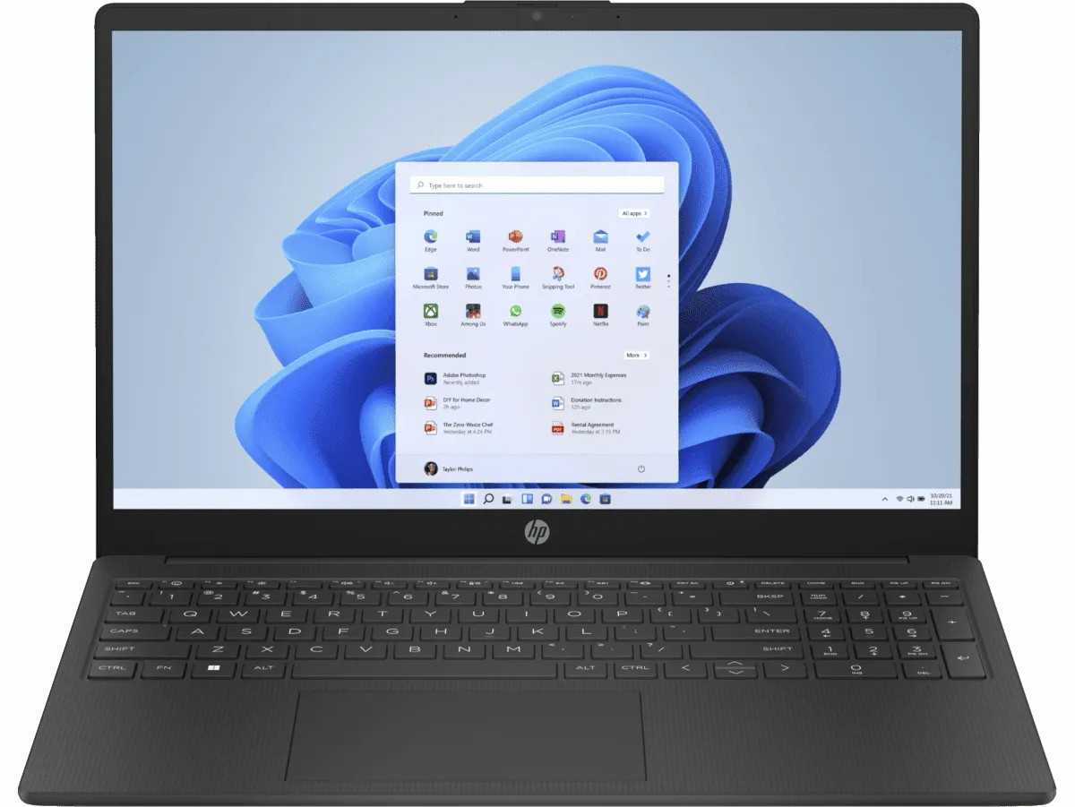 NOTEBOOK โน๊ตบุ๊ค HP LAPTOP 15-FC0059AU AMD Athlon Silver 7120U  / 4GB LPDDR5 / 256GB / WIN11