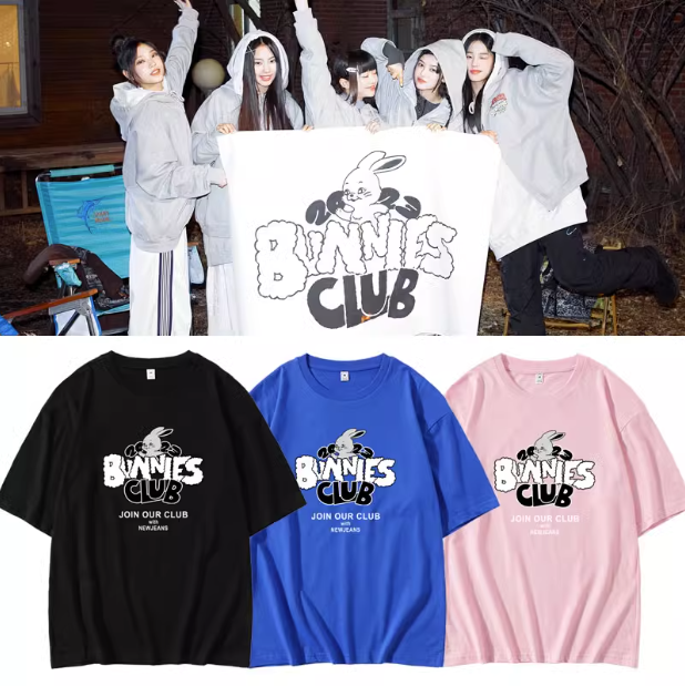 Pre-Order | เสื้อยืด Newjeans : Bunnies Club