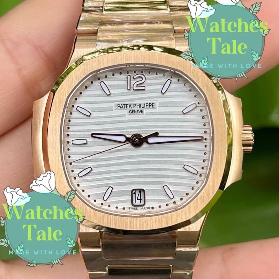 Patek Philippe Nautilus 7118/1R-001 Full Rosegold Ladies 35.2mm. 3K