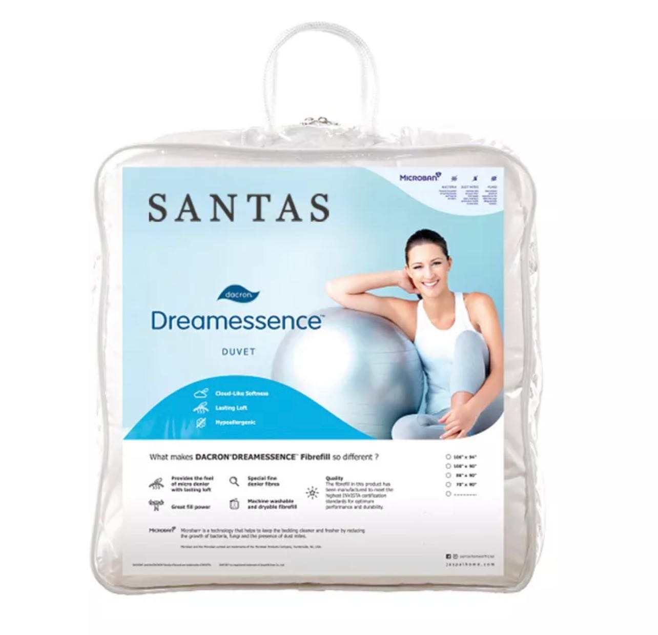SANTAS ไส้ผ้านวม รุ่น DREAMESSENCE™ 3.5 ฟุต