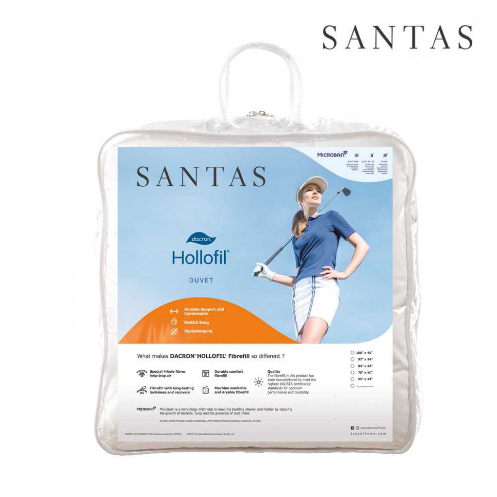 ไส้ผ้านวม SANTAS  รุ่น Dacron Hollofil (3.5 ฟุต)