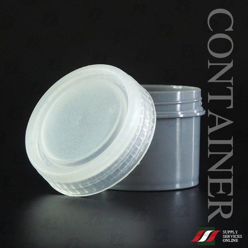 ✅ PP 30mL กระปุกเทา ฝาขาว iCON / กระปุกเก็บปัสสาวะ สิ่งส่งตรวจ Urine Container PP / 500 ใบ