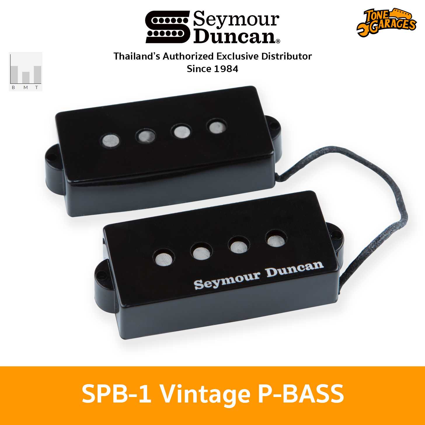 Seymour Duncan SPB-1 Vintage P-Bass Pickup for 4 String ปิ๊กอัพเบสไฟฟ้า ของแท้ 100% Made in USA