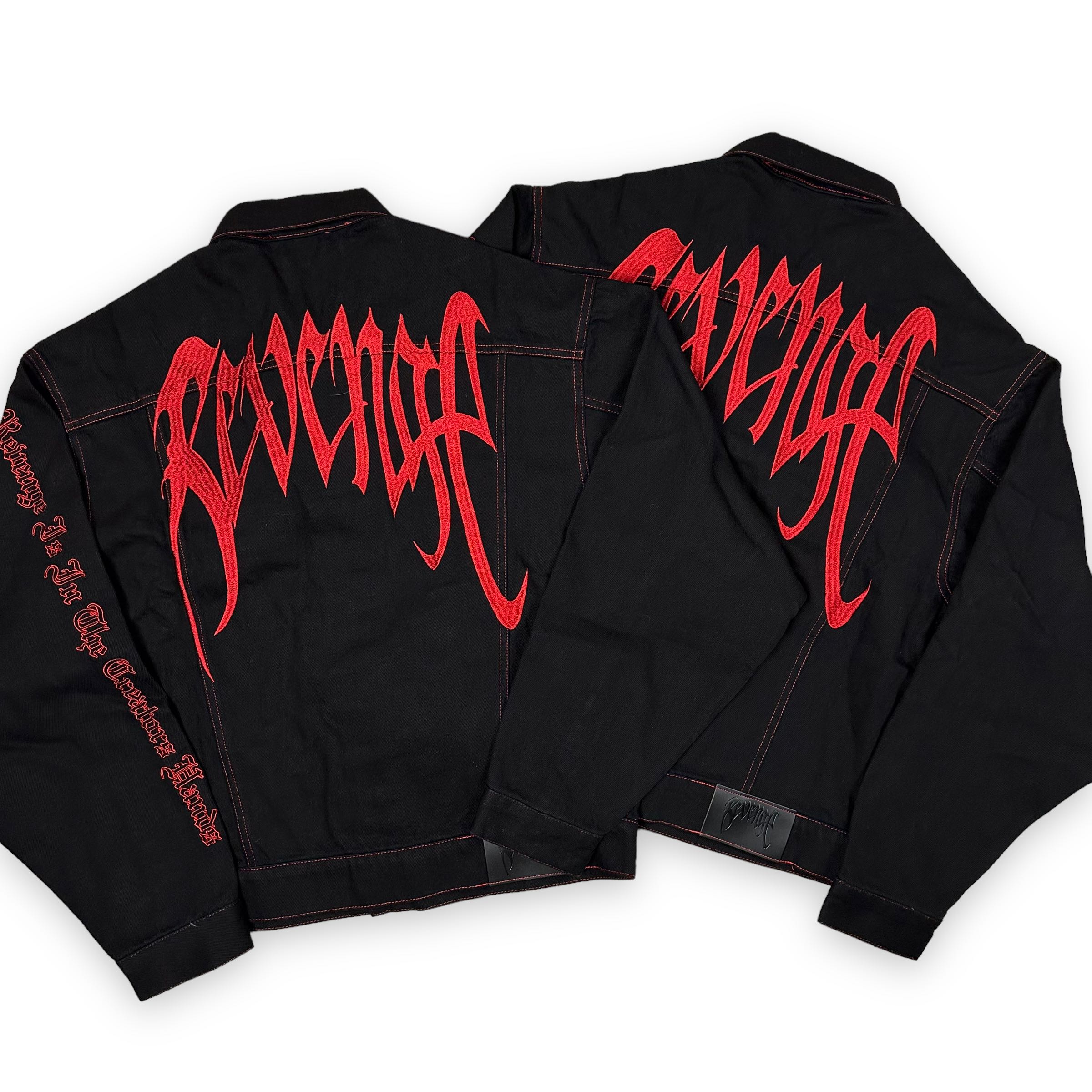 Revenge - Denim Jacket Arch Logo