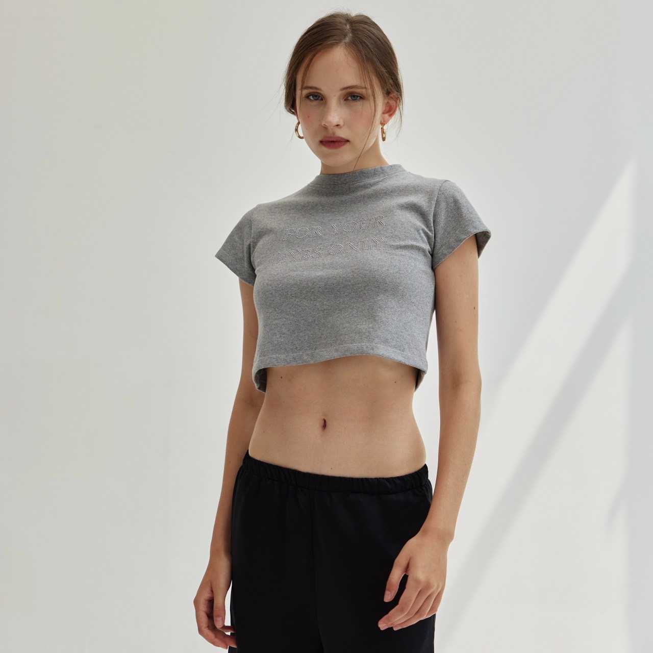 (HUSSA Styles) For your eyes Tee -Grey