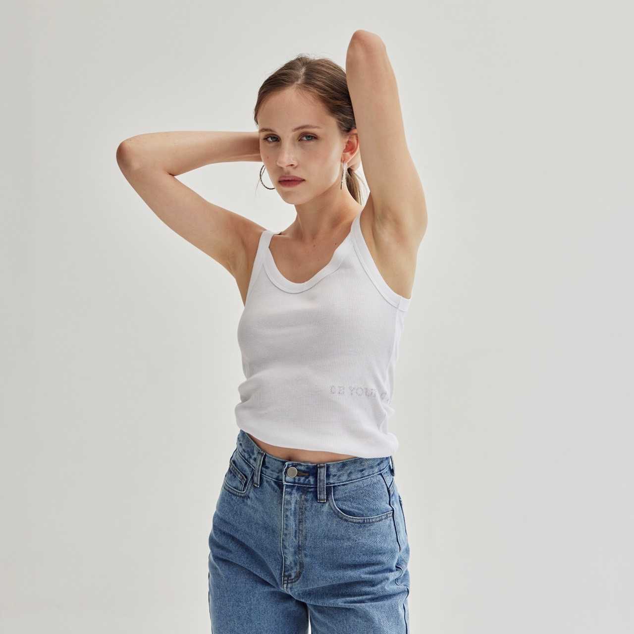 (HUSSA Styles) Muse Tank Top -White