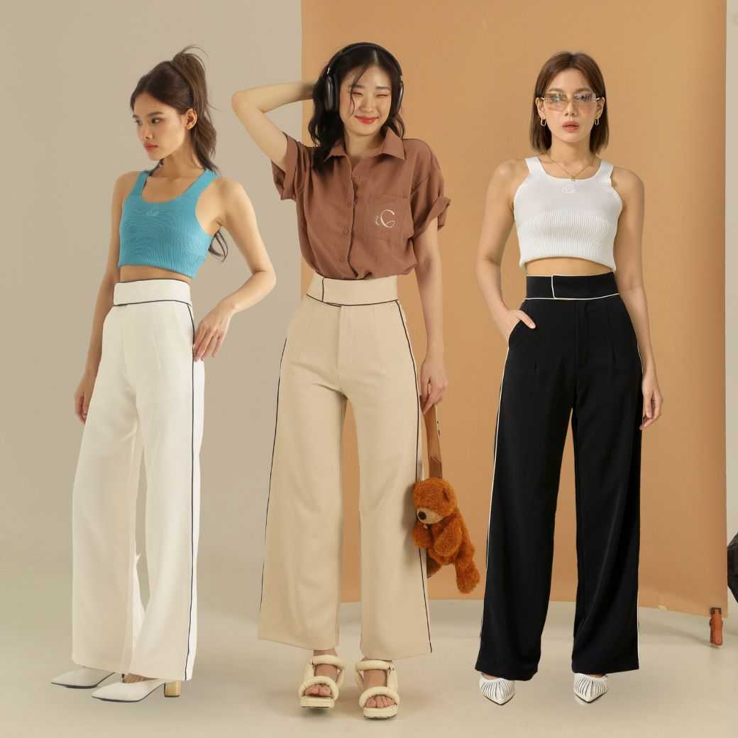 Pants Peressuti in Latte