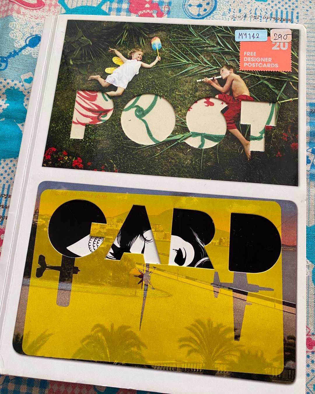 MY142 - POST CARD free 20 designer postcards