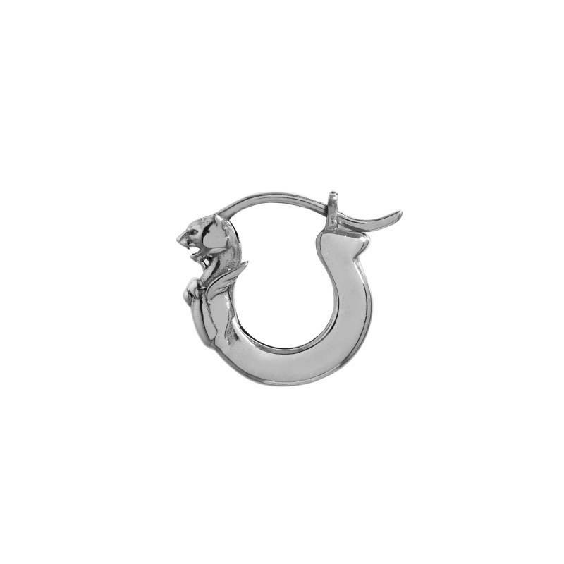 Panther 925 Silver Earrings