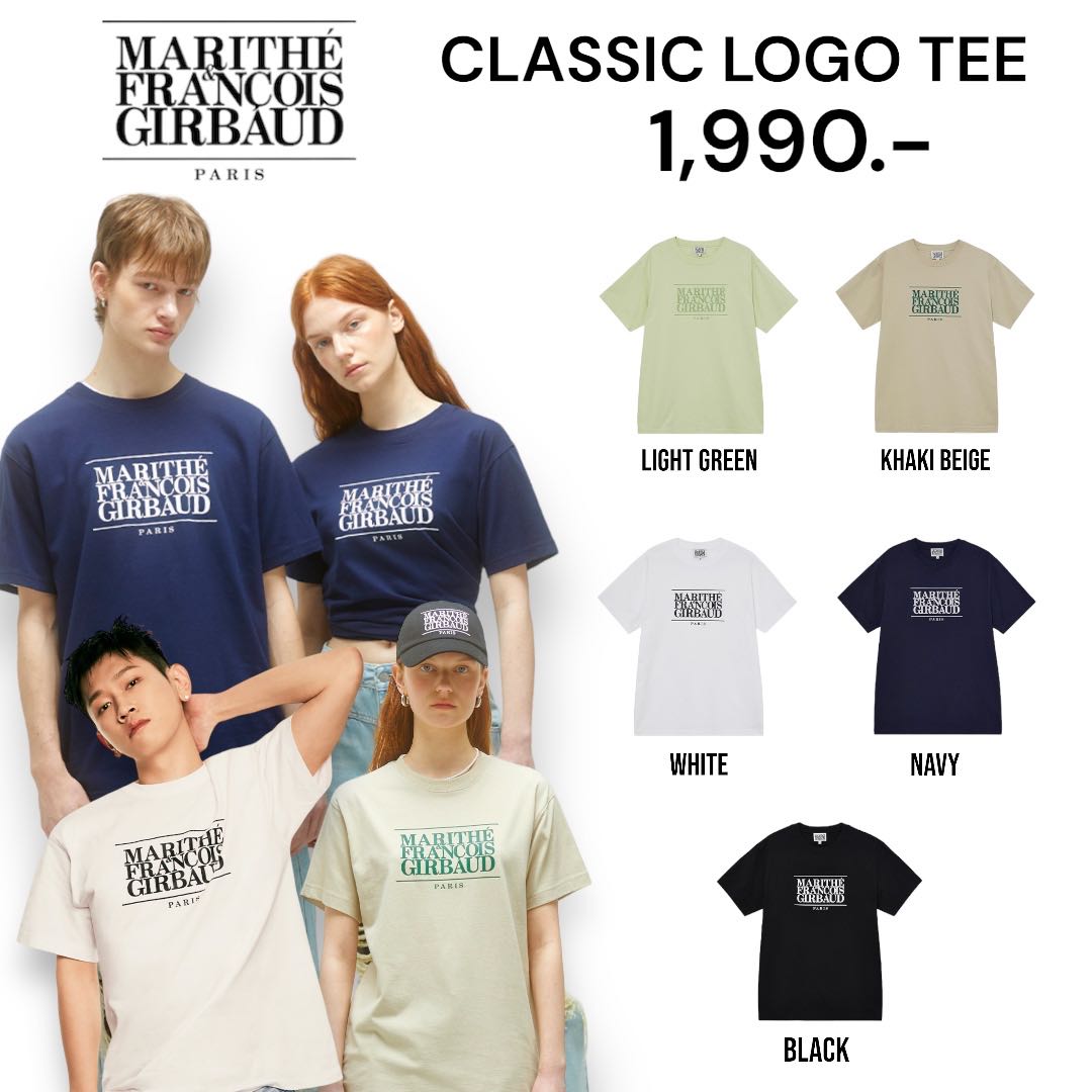 MARITHE & FRANCOIS GIRBAUD CLASSIC LOGO TEE 