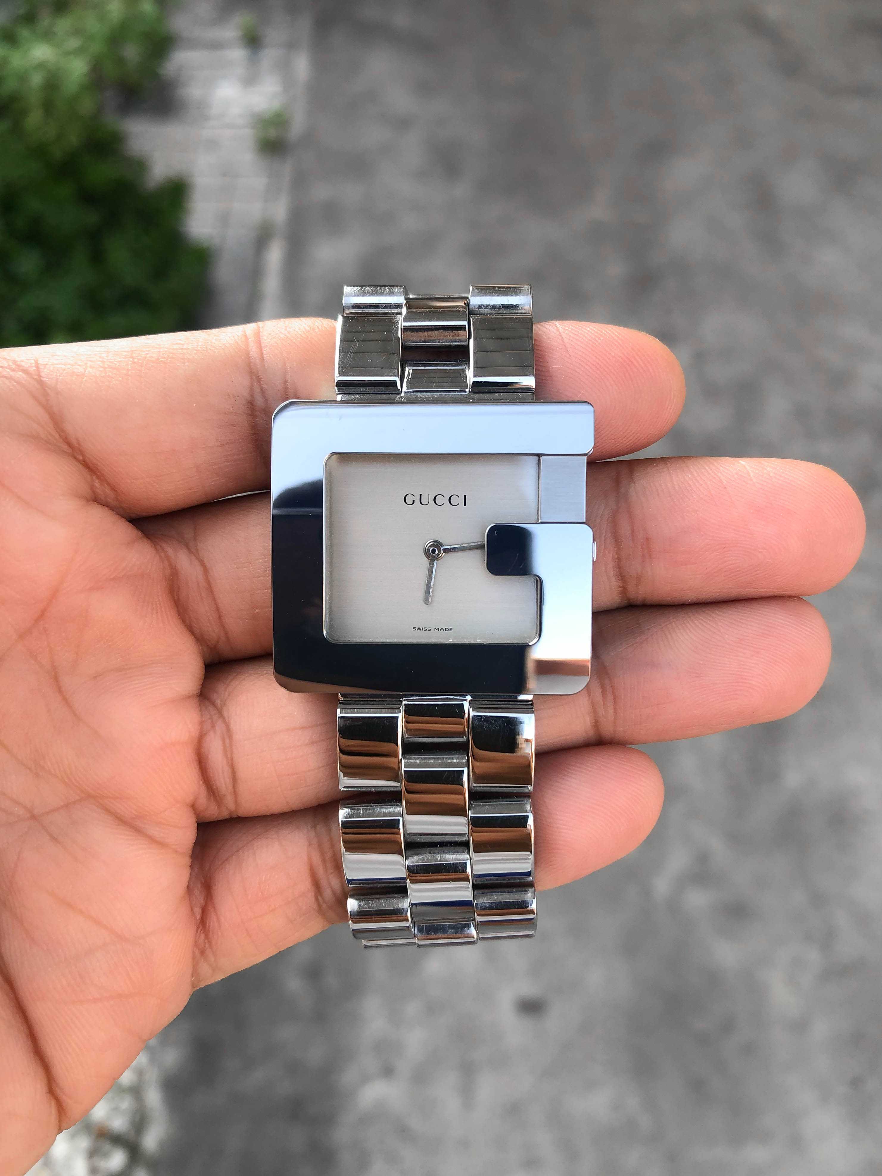 Gucci G-Series 3600M Diastar King Size Quartz Silver Dial