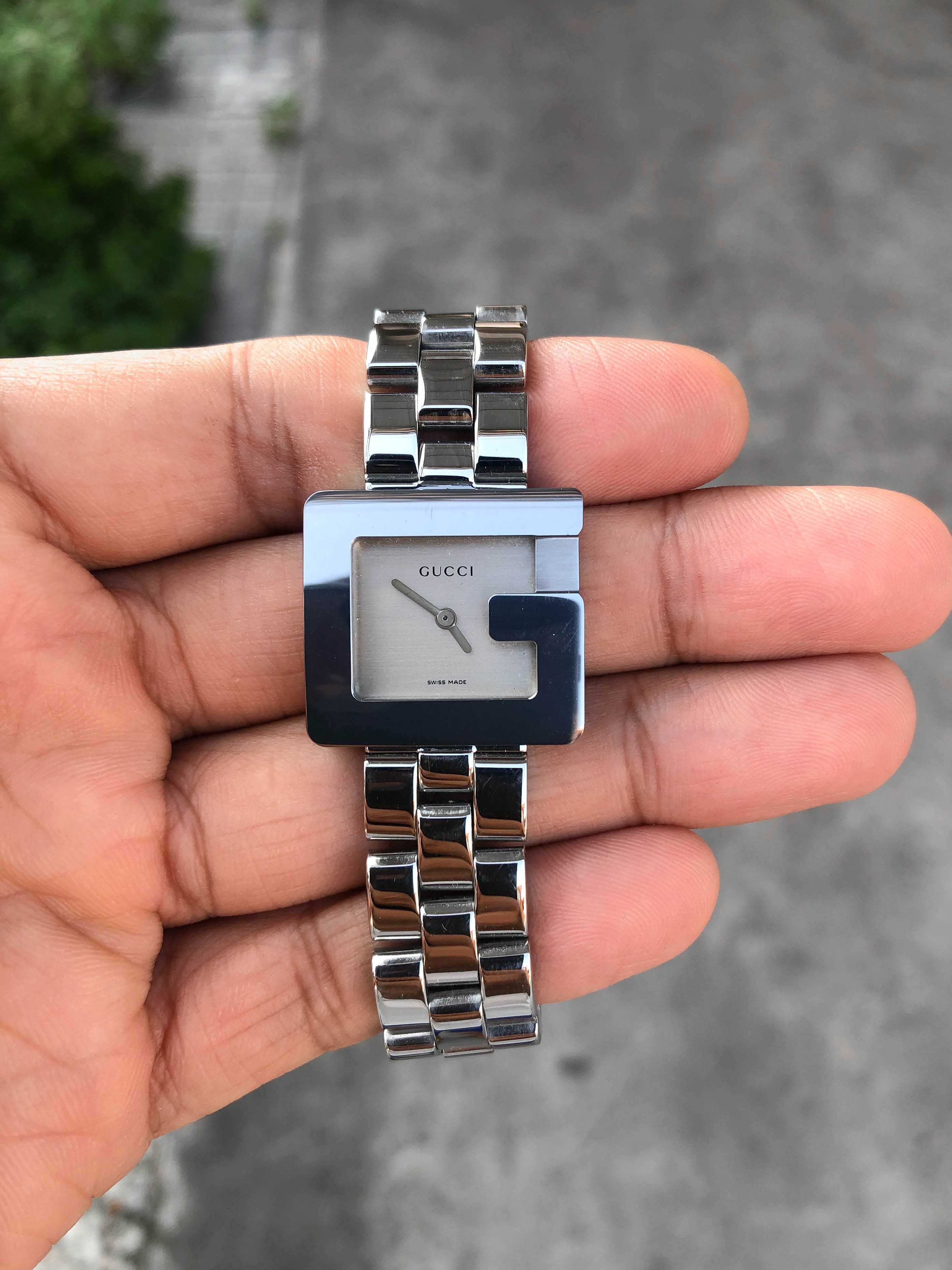 Gucci G-Series 3600L Diastar Lady Size Quartz Silver Dial