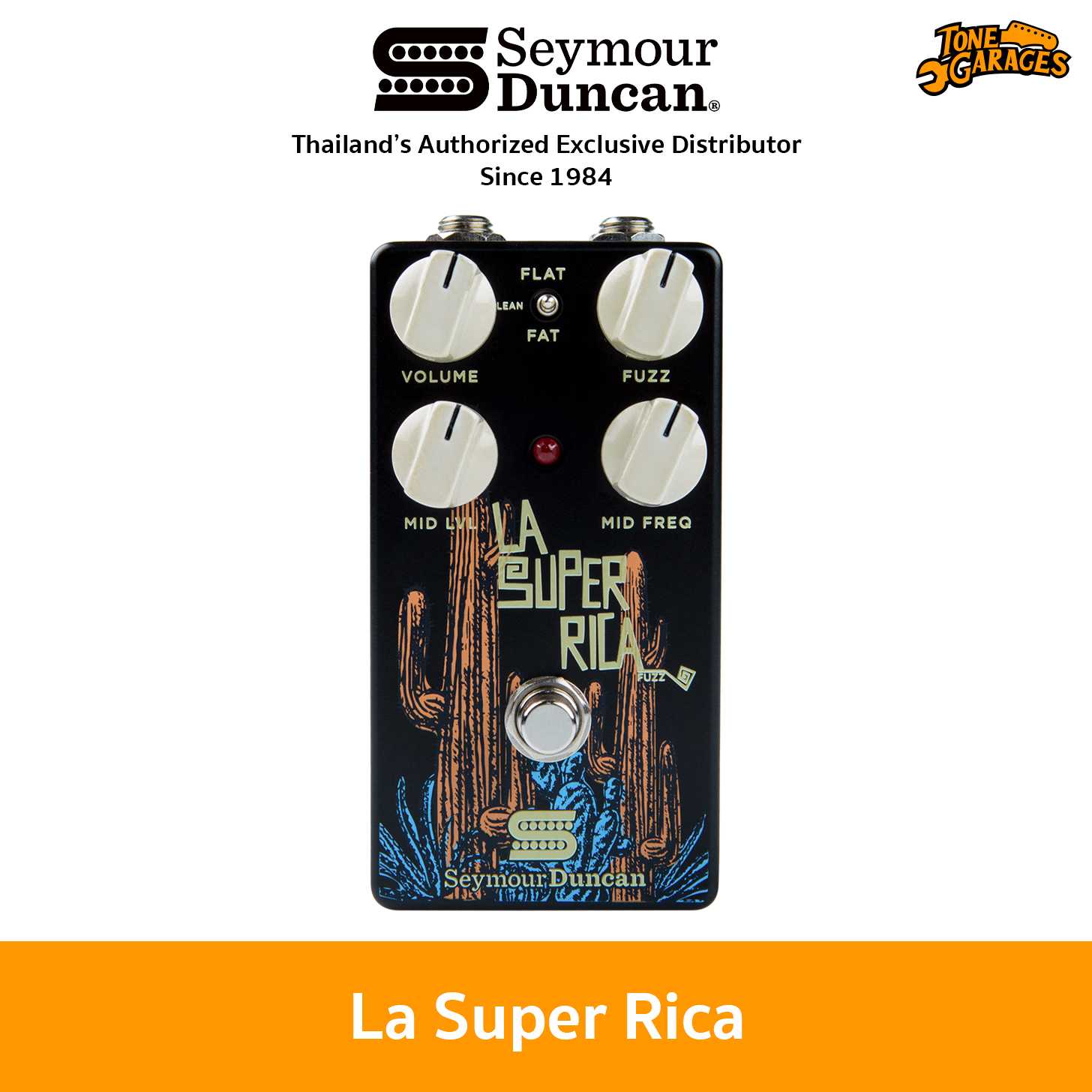 Seymour Duncan La Super Rica Silicon Fuzz เอฟเฟคกีต้าร์ Made in USA