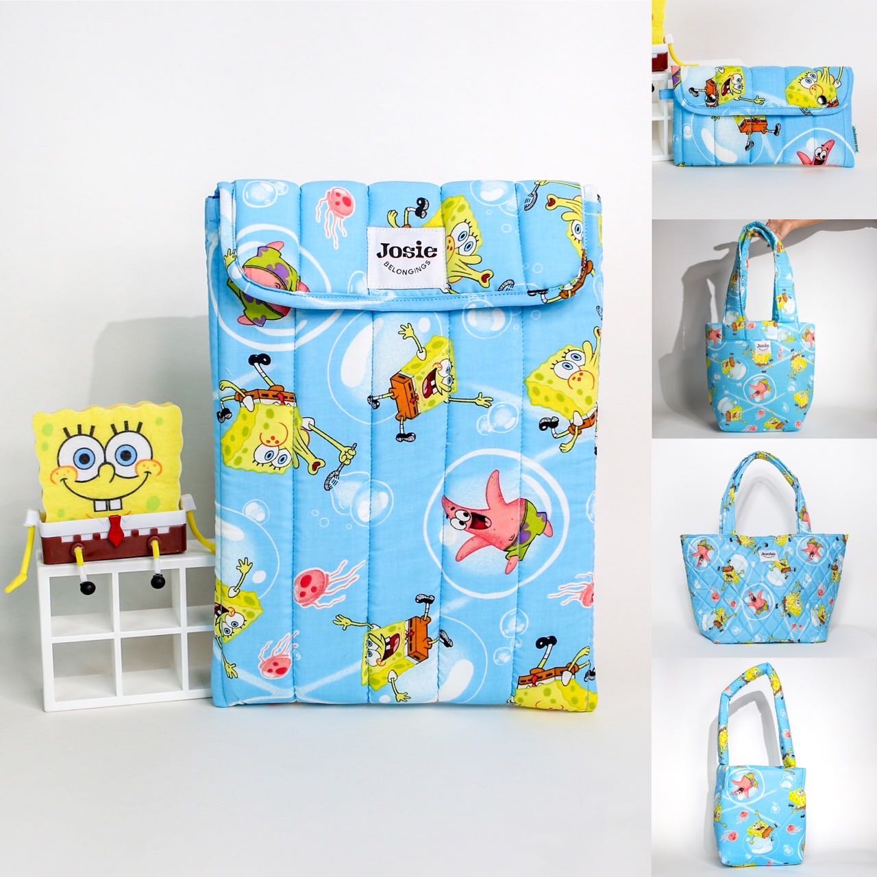 Vintage SpongeBob🧽 Sleeve, Shoulder bag, Fluffy bag, Cuddlily, and wallet