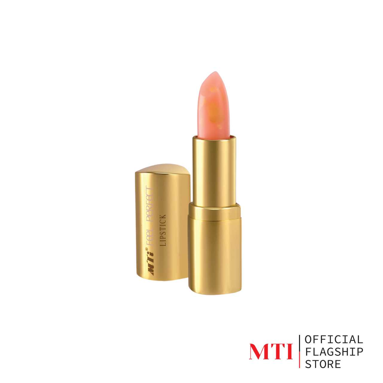 MTI Feel Perfect  LIPGLOSS เอ็มทีไอ ฟีล เพอร์เฟ็ค ลิปกลอสผสมทองคำ บำรุงริมฝีปาก เนียนนุ่ม 3.5g.