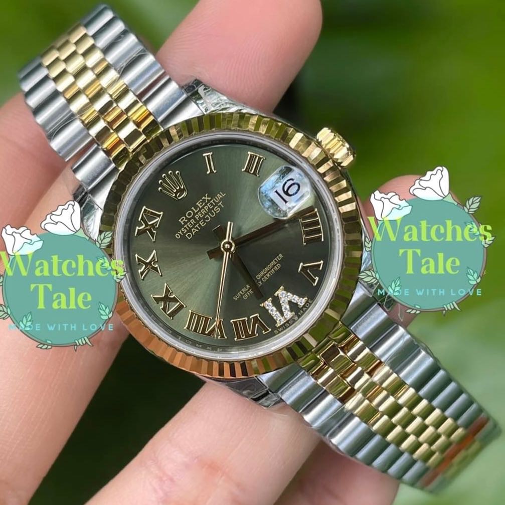 Rolex Datejust 31mm. Olive Green with IV Diamond ref.116234 EW