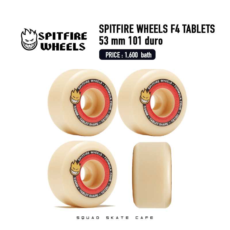 SPITFIRE WHEELS 53mm 101duro F4 TABLETS