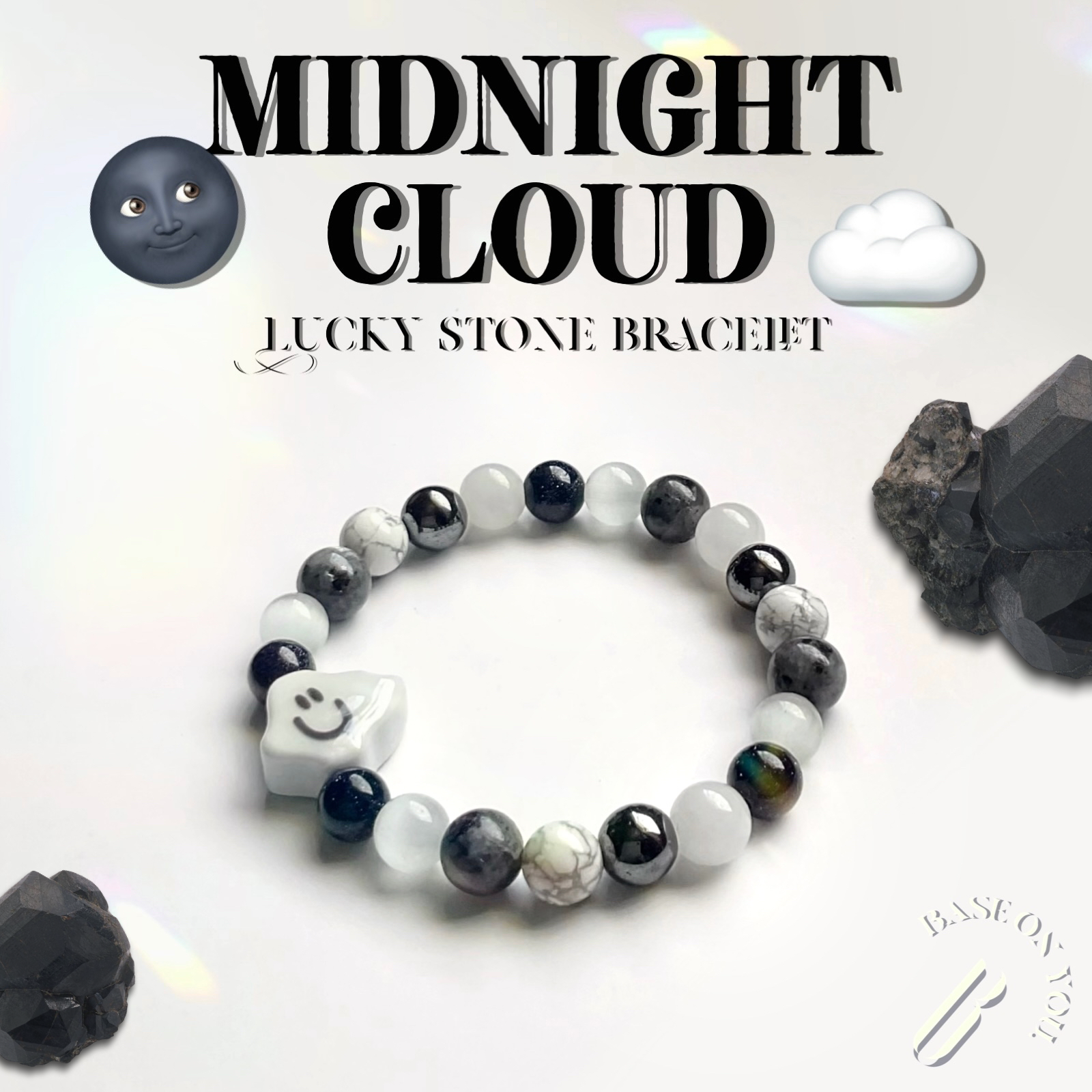 MIDNIGHT CLOUD (Lucky stone bracelet) - BASE ON YOU