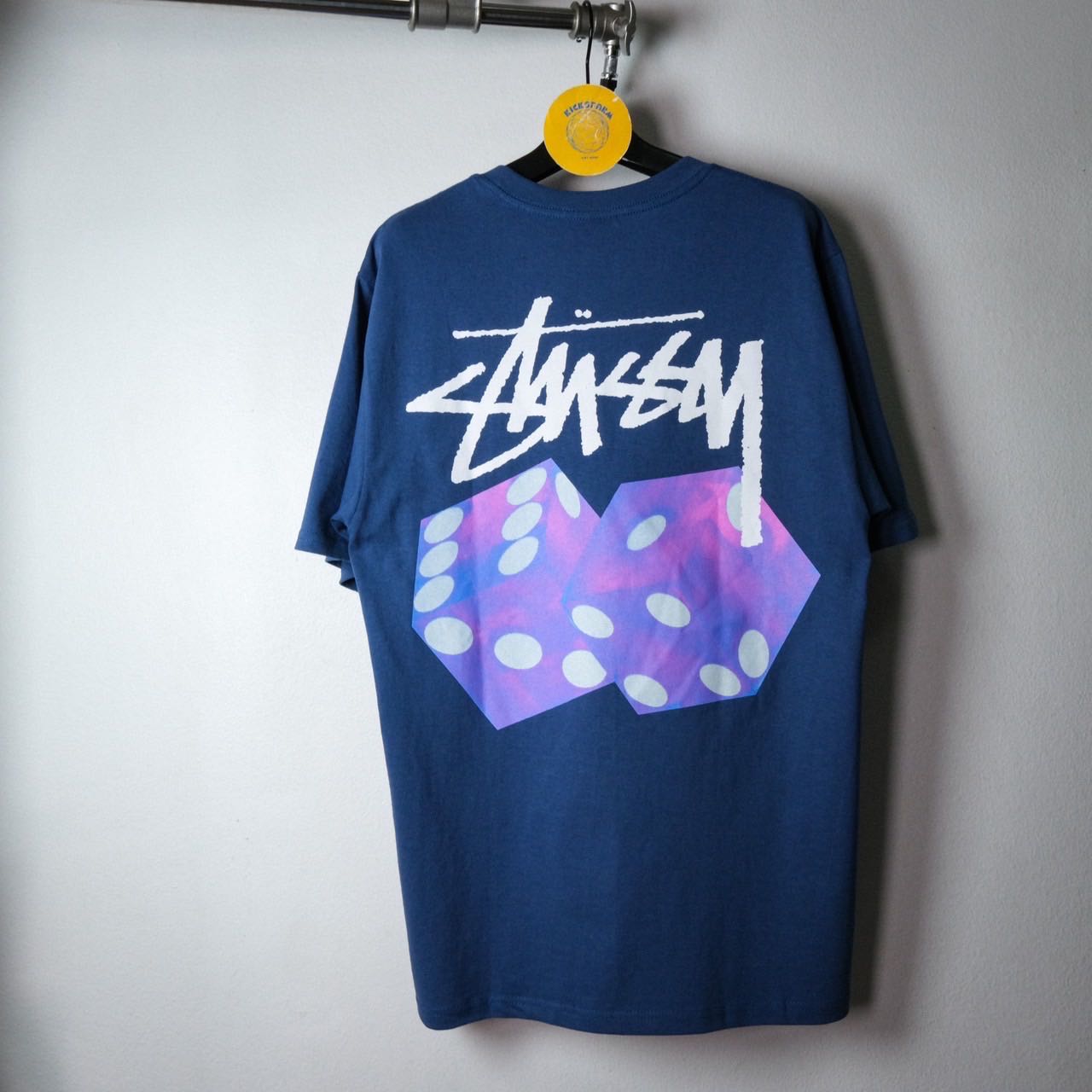 STÜSSY DICED OUT TEE (MIDNIGHT)