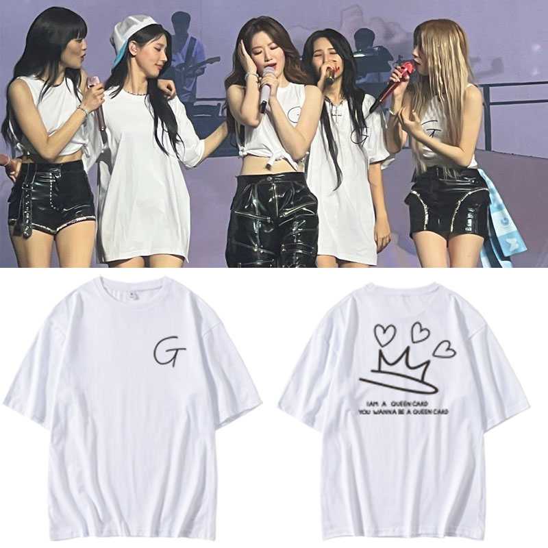 Pre-Order | เสื้อยืด (G)I-DLE : คอนเสิร์ต WORLD TOUR [I am FREE-TY]