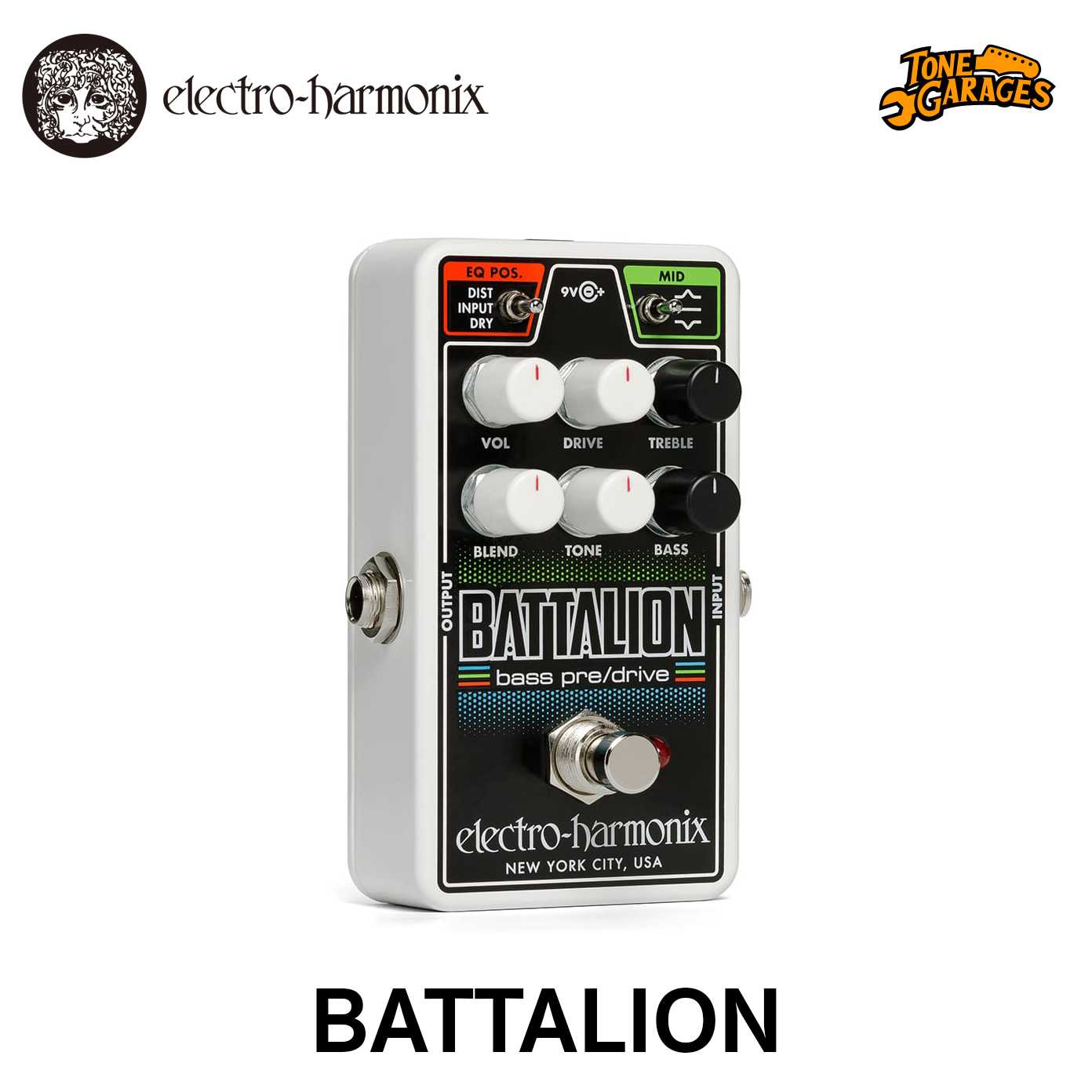 Electro Harmonix Nano Battalion Bass Preamp & Overdrive เอฟเฟคเบส Made in USA