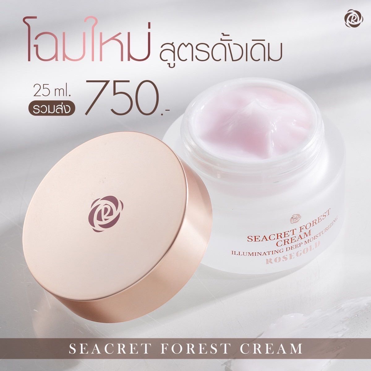 [1แถม1] Seacret Forest Cream ลดสิว ผิวแข็งแรง