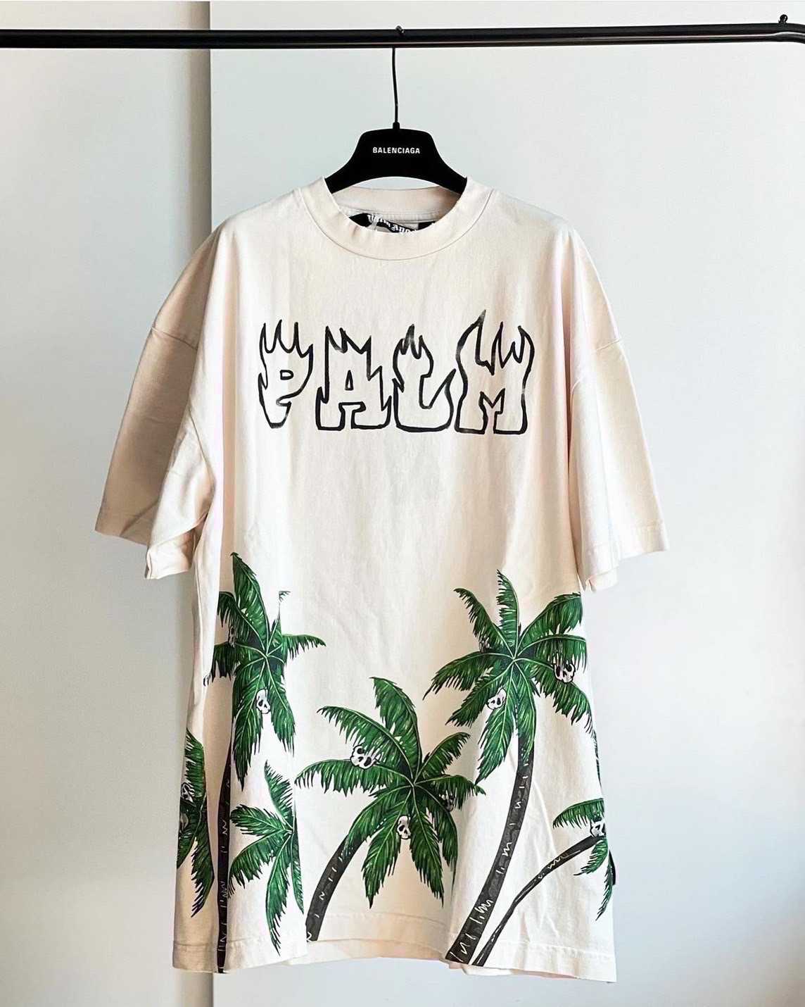 📌(ทักเชทก่อนสั่งซื้อ)  Palm Angels SKULL VINTAGE T-SHIRT