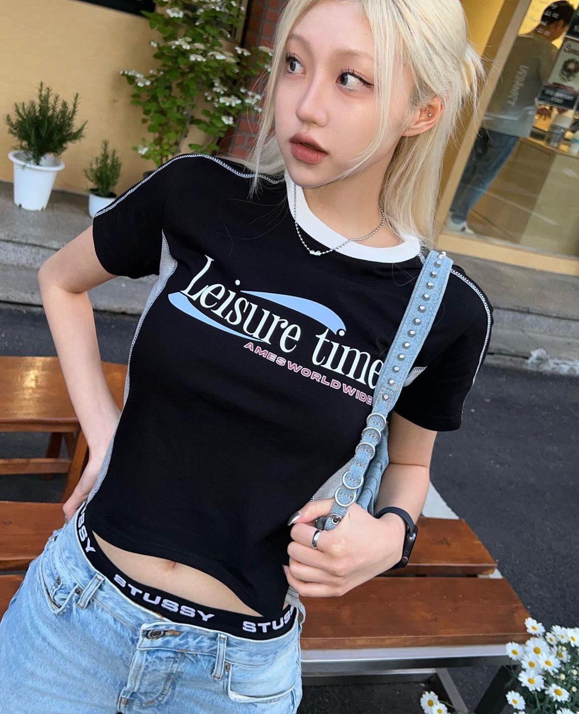 (พร้อมส่ง)Ames worldwide leisure tee